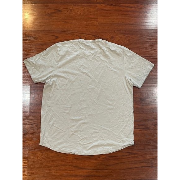 BUCK MASON HARBOR GREY CURVED HEM SZ XL - Picture 3 of 10